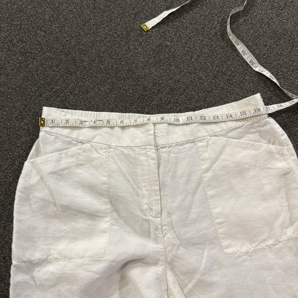NWOT Chicos linen pants size 2 or chiccos size 12 - Picture 4 of 8